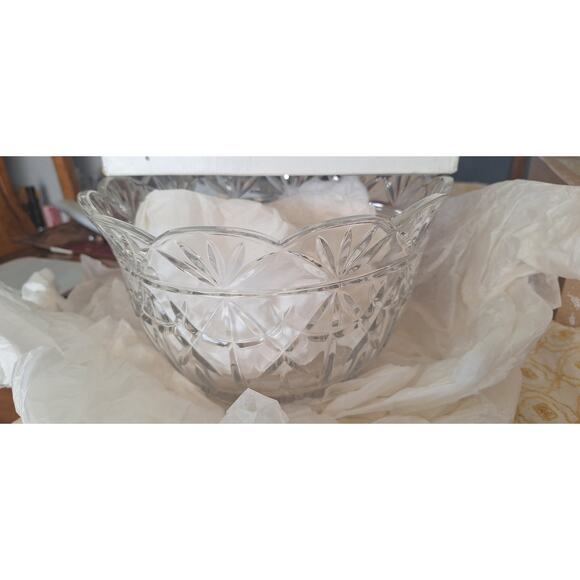 Cristal D'Arques Paris Coupe Joanna 25cm Clear Bowl 24% Crystal w/ Original Box - Picture 2 of 9